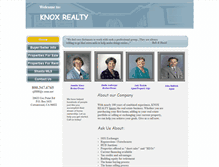 Tablet Screenshot of knoxrealty.com